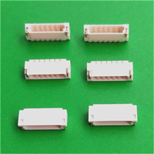 WAFER 0.8MM連接器，ZIF條形連接器臥式貼板式，WAFER 6PIN PH0.8MM端子